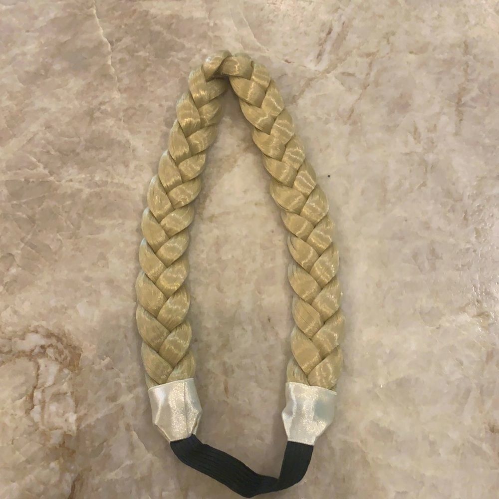Blonde Braided Headband  